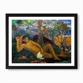 Te Arii Vahine (The Queen, The King S Wife) (1896), Paul Gauguin Art Print