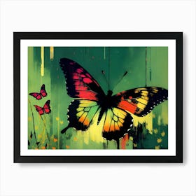 Butterfly Painting 209 Art Print