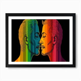 Rainbow Love 8 Art Print