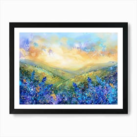 Bluebonnets 4 Art Print