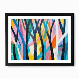 Trees In The Forest 1 Art Print