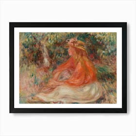Seated Woman, Pierre Auguste Renoir Art Print