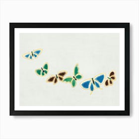 Vintage Butterfly, Cho Senshu (2) 1 Art Print