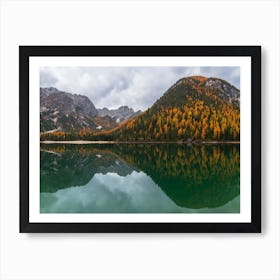 Lake Braies Art Print