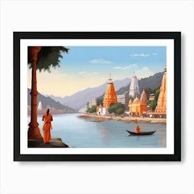 Ganges River Art Print