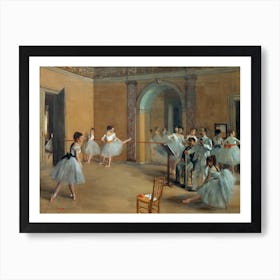 The Dance Foyer, Edgar Degas Art Print