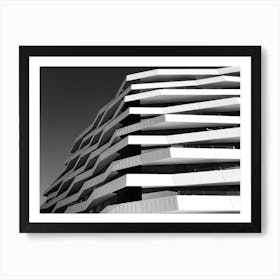 Building in the air Art Print