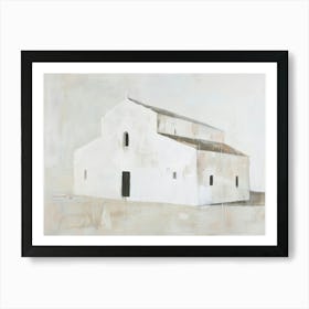 White Church Art Print