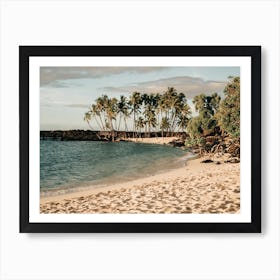 Paradise Beach On Big Island In Hawaii Art Print