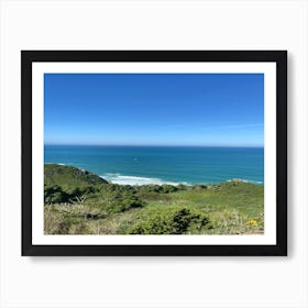 View From The Top Of A Hill Art Print