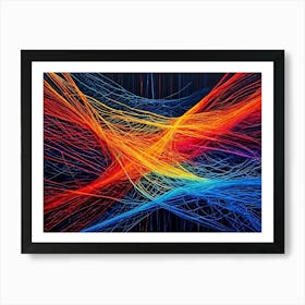 Harmonic Threads Art Print