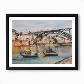 Porto Bridge 1 Art Print