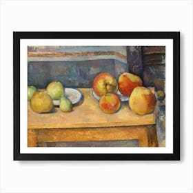Still Life With Apples And Pears, Paul Cézanne Art Print