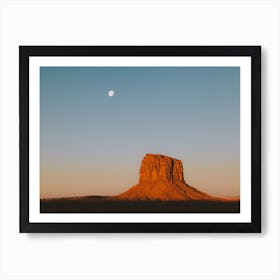 Monument Valley Moonrise Art Print