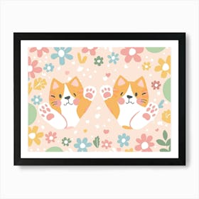 Cat Paw (1) Art Print