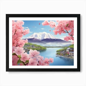 Cherry Blossoms In Japan 9 Art Print