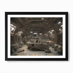 Spaceship Interior 1 Art Print