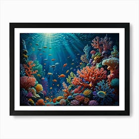 Coral Reef 6 Art Print