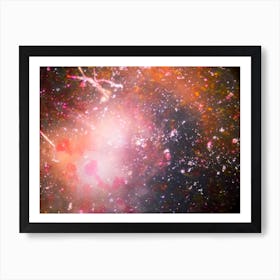 Nebula Abstract Colorful Background 3 Art Print