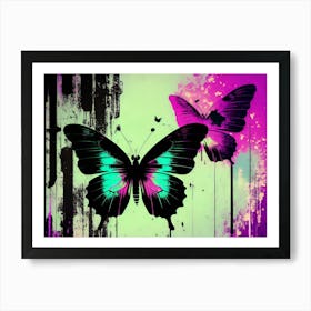 Butterfly Painting 113 Art Print