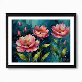 Peonies Art Print