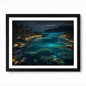 Night In The Lagoon Art Print