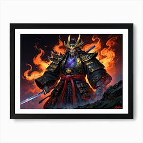 Samurai Warrior 13 Art Print