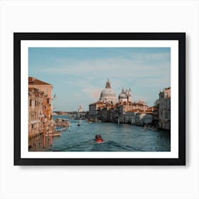 Canal Grande From The Accademia Bridge In Venice Italy Art Print
