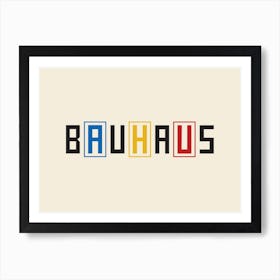 Bauhaus 3 Art Print