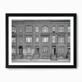 Apartment Houses Rented To African Americans, Chicago, Illinois By Russell Lee Poster