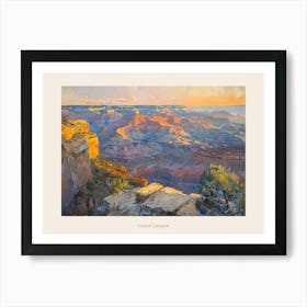Western Sunset Landscapes Grand Canyon Arizona 1 Poster Art Print