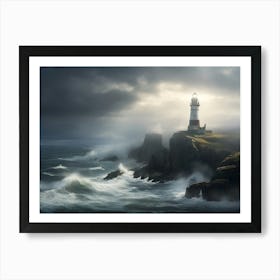 Lighthouse Paintings Art Print Art Print