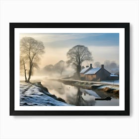 Winter's Day paintings art print 1 Art Print