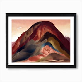 Georgia O'Keeffe - Rust Red Hills, 1930 Art Print
