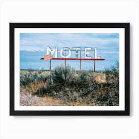 Motel Sign Grand Coulee Washington, John Margolies Art Print