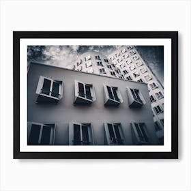 Modern Buildings With Windows Art Print