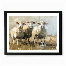 Sheep In The Field 1 Art Print