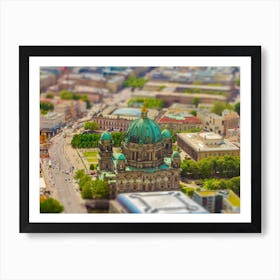 Aerial View Of The Museum Island In Berlin Art Print