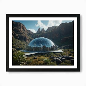 Domes In The Desert Art Print