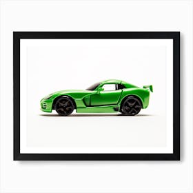 Toy Car Dodge Viper Green Art Print