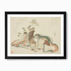 Young Woman, Katsushika Hokusai Art Print