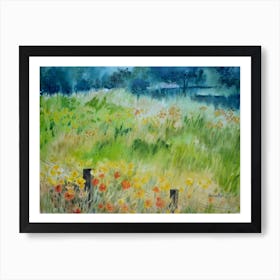 Smewere In The Valley Art Print
