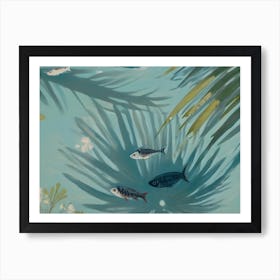 Caribbean Fish In The Pond Art Print