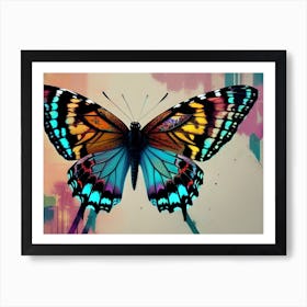 Abstract Butterfly 5 Art Print