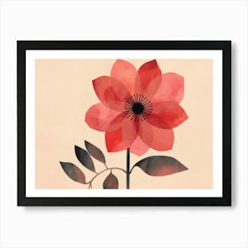 Red Flower 5 Art Print