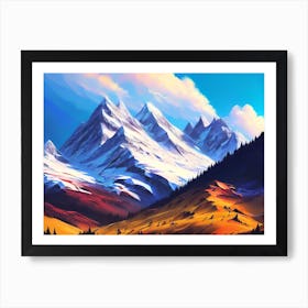 Mountain Scene 4 Art Print