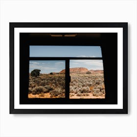 Roadtrip | View at the desert | USA Art Print