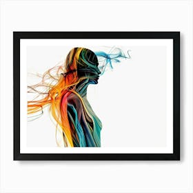 Abstract Of A Woman 5 Art Print