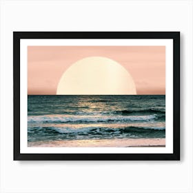 Summer Dreams- Ocean Beach Sunset Art Print