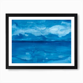 That Night We Laid In The Boat Art Print